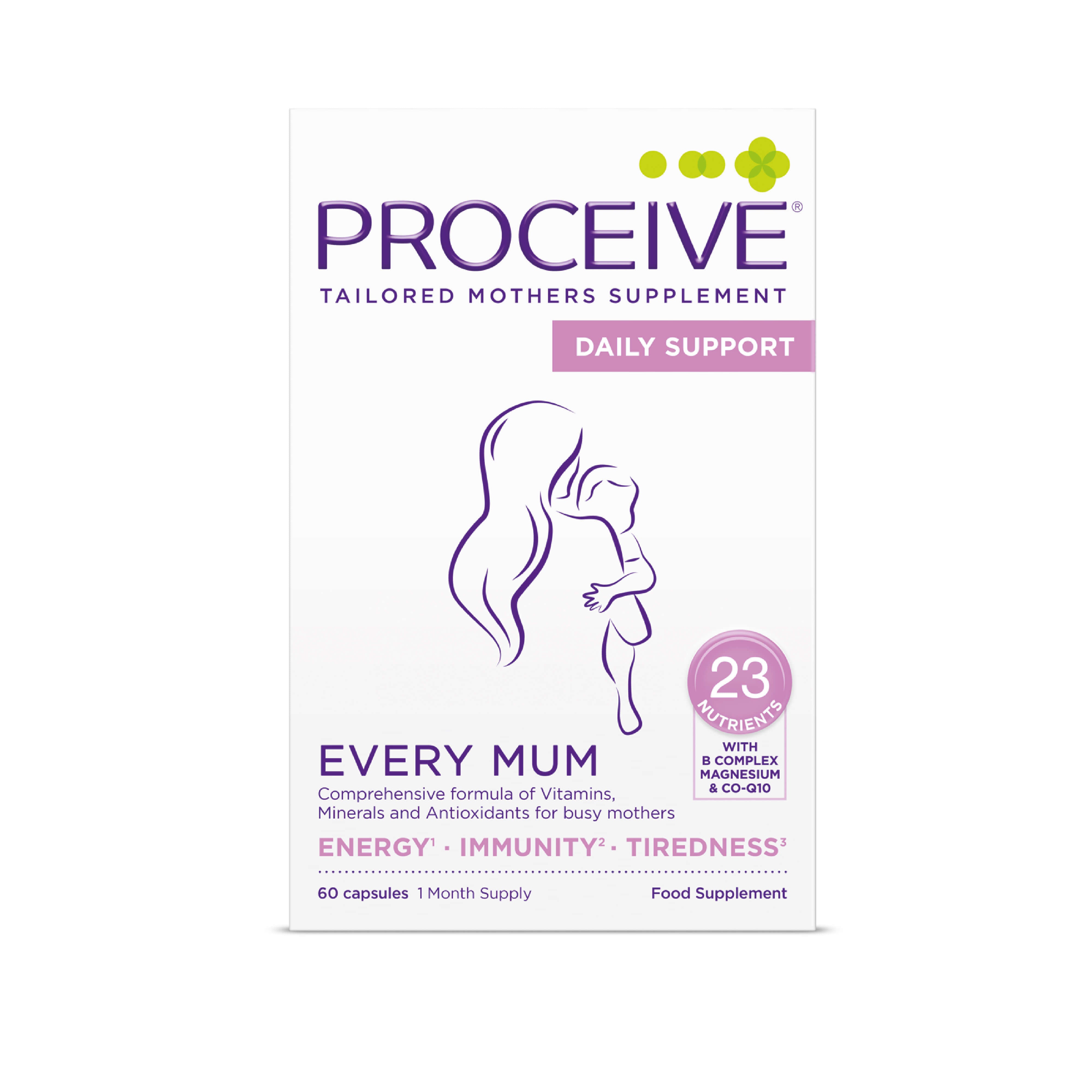 Proceive Every Mum - Daily Support for busy Mums - Energy, Immunity, Tiredness