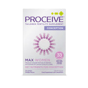 Proceive Max Women - Tailored Fertility Supplement - Key Nutrients for Conception