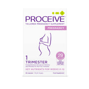 Proceive Trimester 1 - Tailored Pregnancy Supplement - Key Nutrients for Weeks 0-12